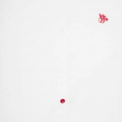 CHERRY Poplin Button Down Shirt (White)