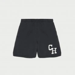 CHERRY Athletic Sweatshorts (Off Black)