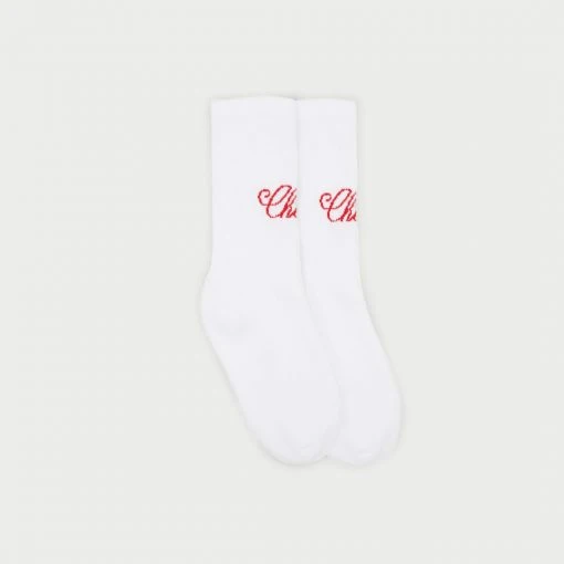 CHERRY Accessories American Classic Socks (White/Red)