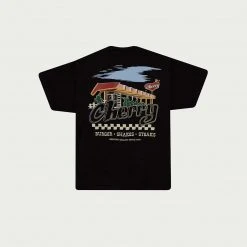 Cherry Diner S/S Pocket Tee (Off Black) Tees & Longsleeves
