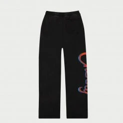 CHERRY Emblem Relaxed Midweight Sweatpants (Faded Black)