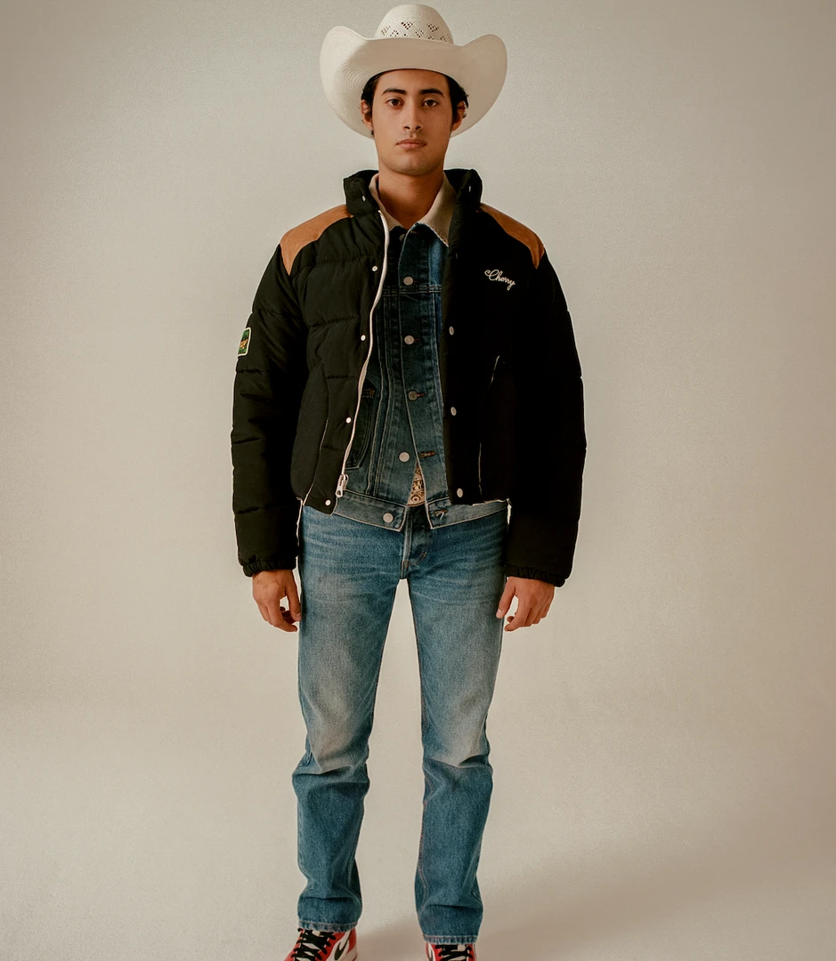 CHERRY Western Puffer Jacket (Black) 15 CHERRY Western Puffer Jacket (Black)