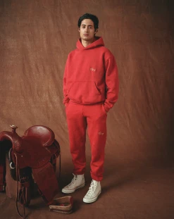 CHERRY American Classic Sweatpants (Cardinal) 4 CHERRY American Classic Sweatpants (Cardinal)