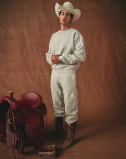 CHERRY American Classic Crewneck (Heather Grey)