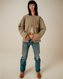 CHERRY Quilted Shell Jacket (Sage)