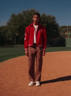 CHERRY Ready To Wear Hi-Performance Varsity Jacket (Red) 8 CHERRY Ready To Wear Hi-Performance Varsity Jacket (Red)