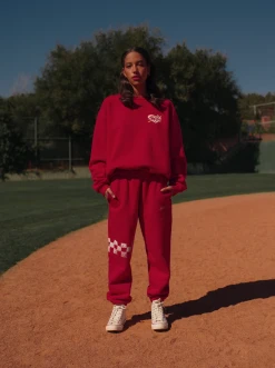 CHERRY Romance Sweatpants (Cardinal)