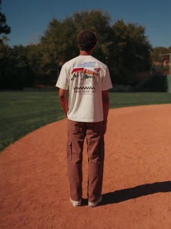 Cherry Diner S/S Pocket Tee (Cream)