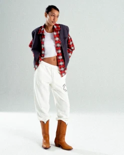 CHERRY Auto Paint Midweight Sweatpants (Cream)