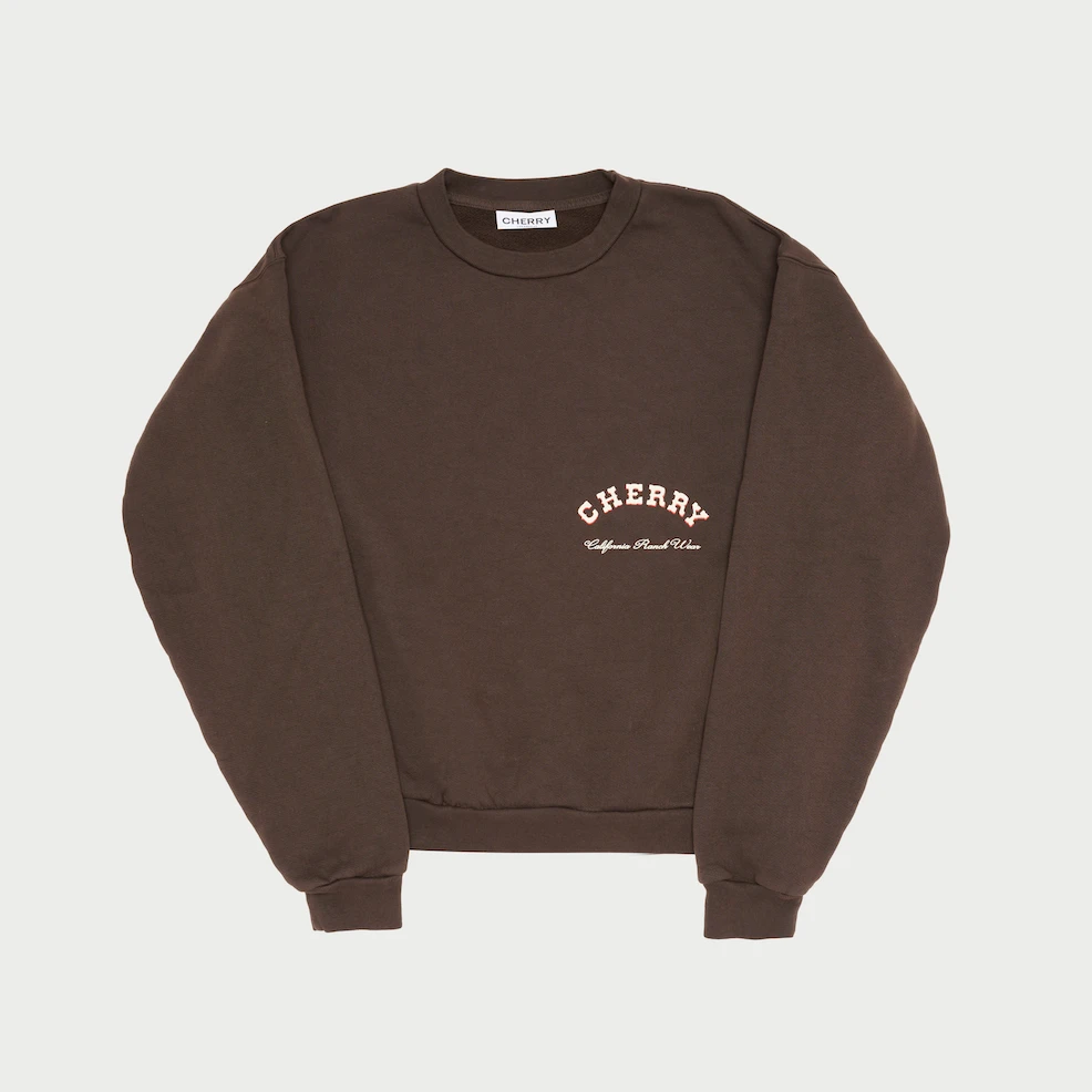 CHERRY Ranchwear Crewneck (Espresso) CHERRY Ranchwear Crewneck (Espresso)