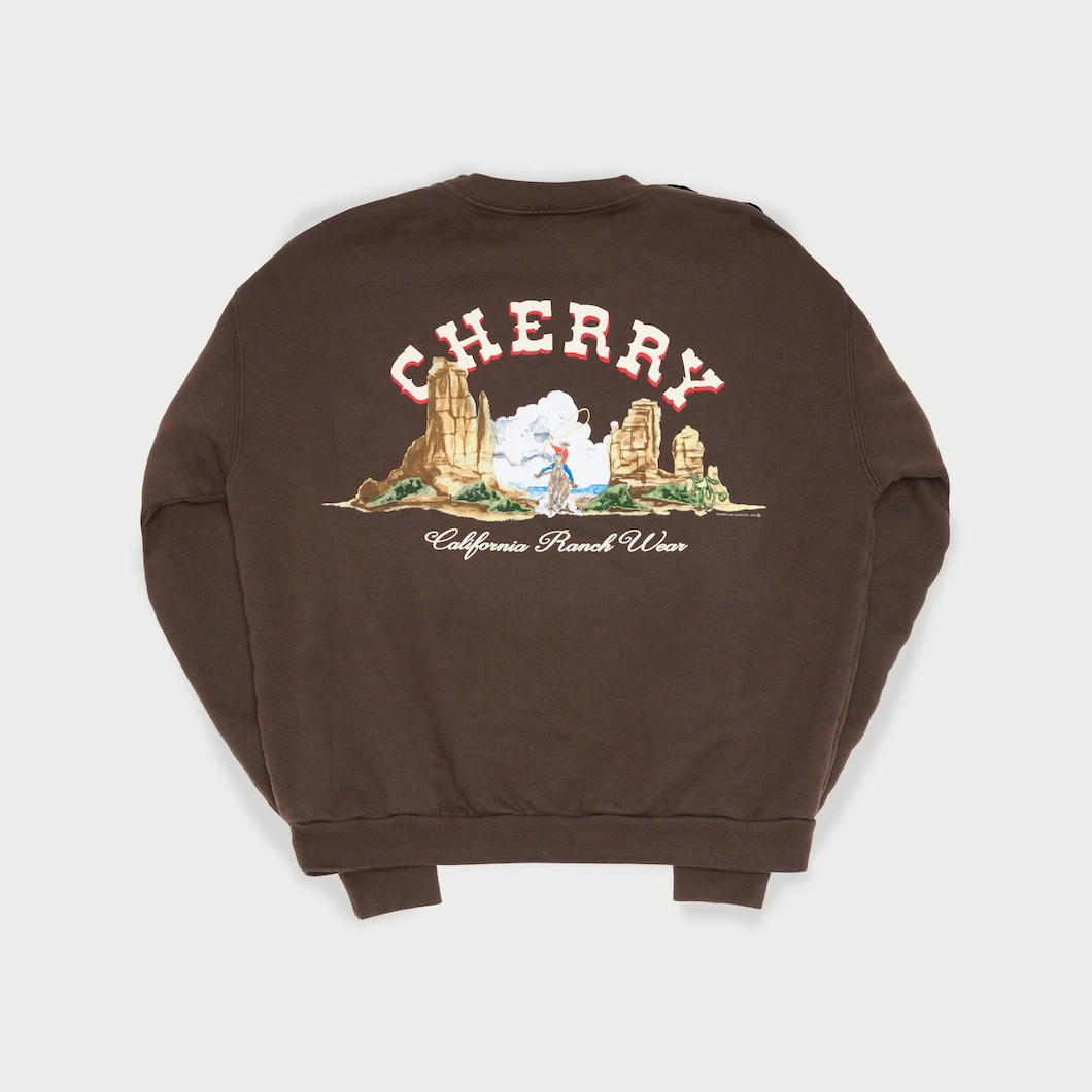 CHERRY Ranchwear Crewneck (Espresso) CHERRY Ranchwear Crewneck (Espresso)