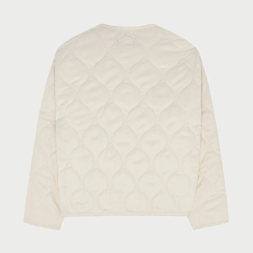 CHERRY Quilted Shell Jacket (Ivory) Ready To Wear CHERRY Quilted Shell Jacket (Ivory) Ready To Wear