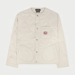 CHERRY Quilted Shell Jacket (Ivory) Ready To Wear