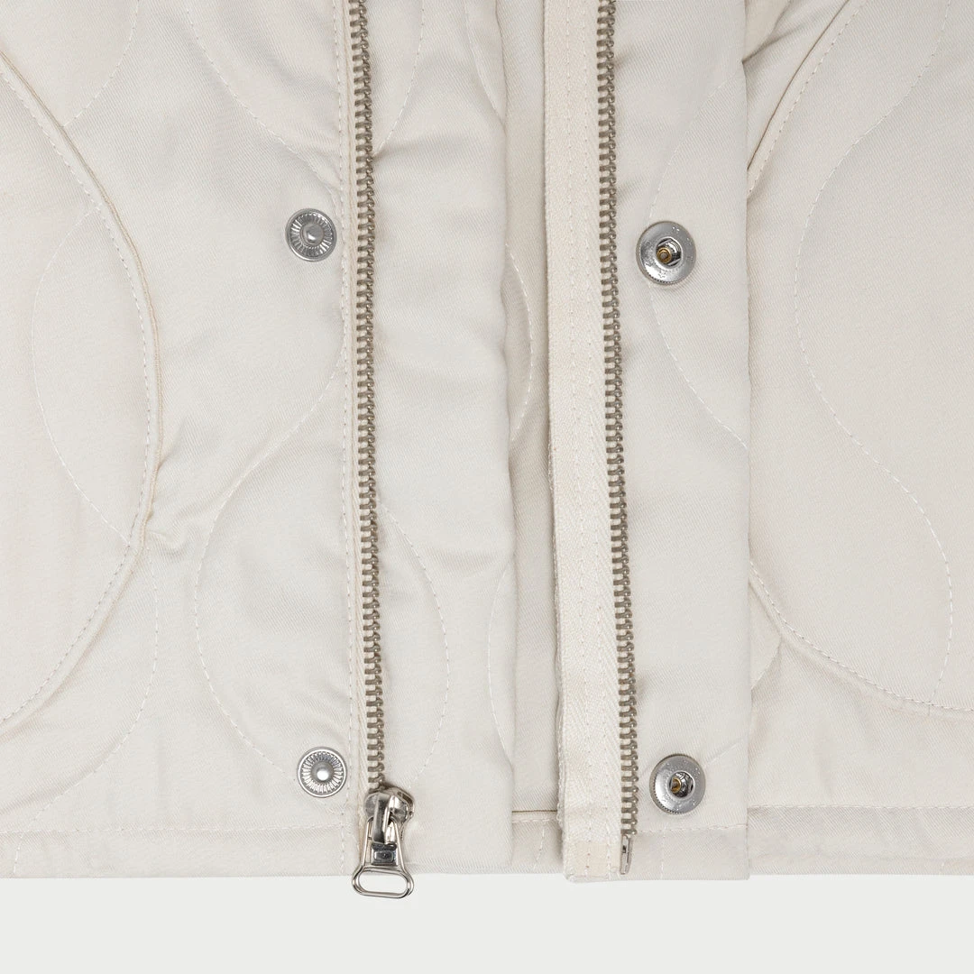 CHERRY Quilted Shell Jacket (Ivory) Ready To Wear CHERRY Quilted Shell Jacket (Ivory) Ready To Wear