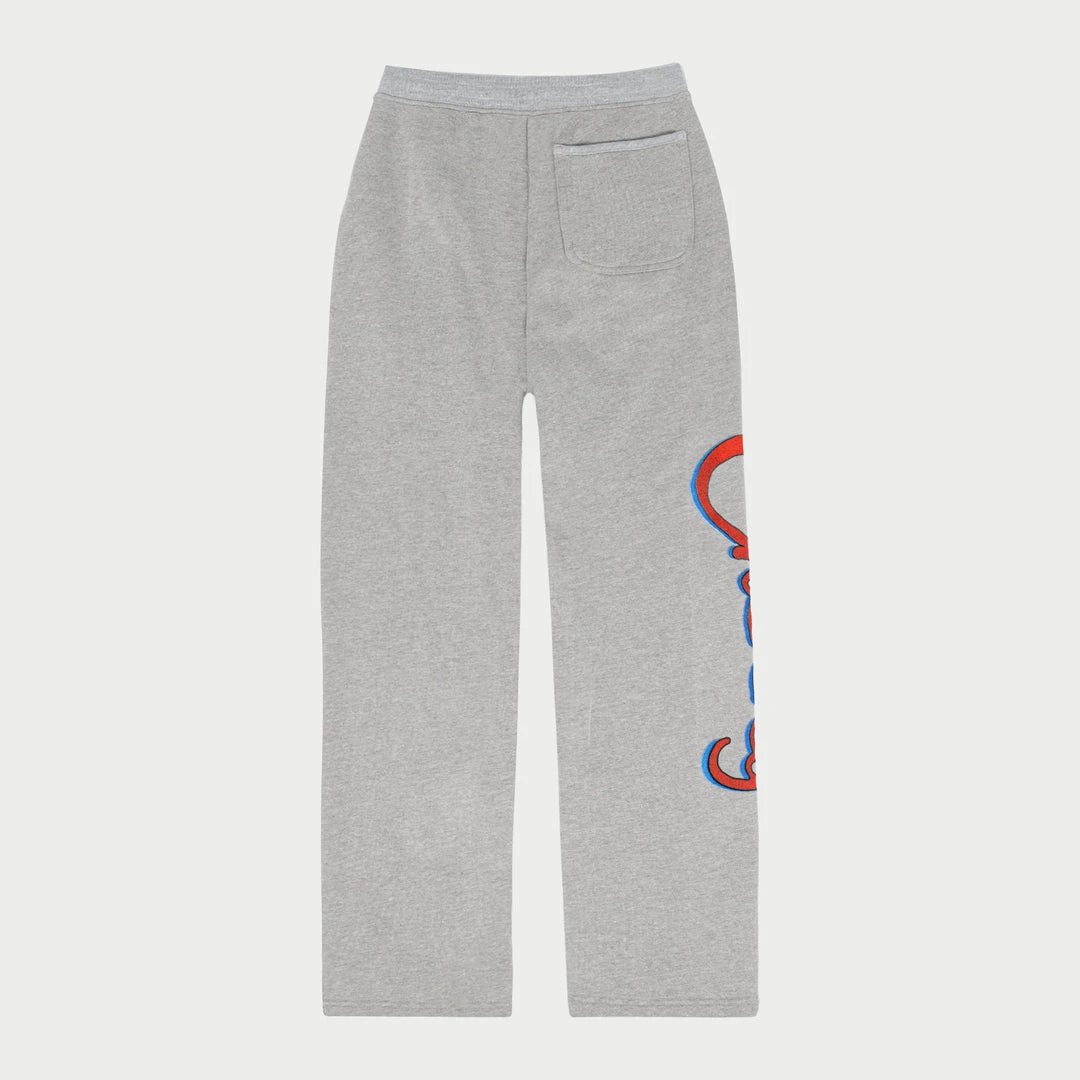 CHERRY Emblem Relaxed Midweight Sweatpants (Heather Grey) CHERRY Emblem Relaxed Midweight Sweatpants (Heather Grey)