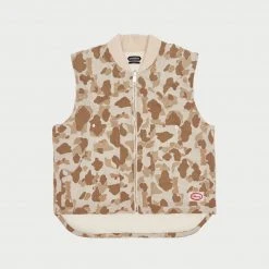 CHERRY Herringbone Duck Camo Vest (Sand)