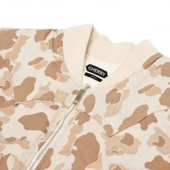 CHERRY Herringbone Duck Camo Vest (Sand)
