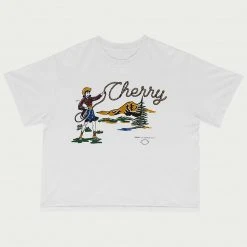 CHERRY Tees & Longsleeves Roper Boxy Tee (White)