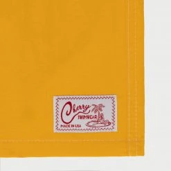 CHERRY Contrast Rip Stop Swim Shorts (Sunflower) Ready To Wear