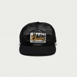 CHERRY Full Trucker Hat (Black) Headwear